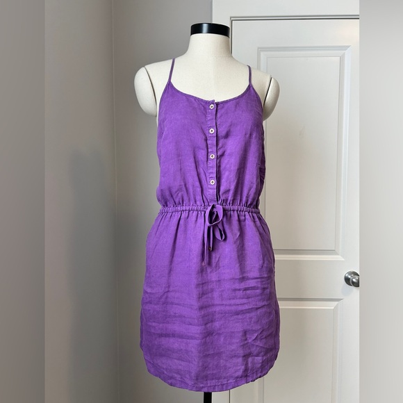Juicy Couture Linen Beach Dress - Sz XS - Picture 1 of 17